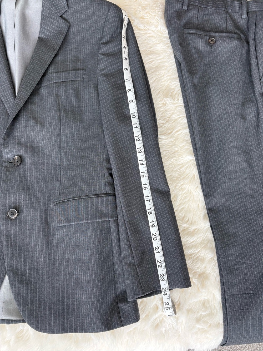 Charcoal pinstripe Hugo Boss Suit - Picture 6 of 8